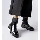 Gemre Black slip-on ankle boots workery Breolungi | Shoptok.si