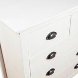 Komoda Hill bijela 79 x 40 x 80 cm od masivne borovine | shoptok.hr