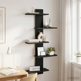  Floating polica za zid Crni hrast 48,5 x 15 x 101 cm | shoptok.hr