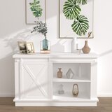 vidaXL Mini komplet za drsna hlevska vrata iz jekla bel 122 cm | Shoptok.si