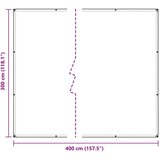 CERADA s rupama *Transparent*an 3 x 4 m Polietilen - 3 x 4 m | shoptok.hr