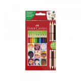 Faber Castell drvene bojice triangular 1/12 + 3 bicolor 511514 ( 9739 ) | ePonuda.com
