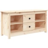Maison Chic TV omarica - TV stojalo - Televizijska omarica 103x36,5x52 cm trdna borovina, (21699369) Cene