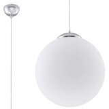 Sollux SL.0264 - Luster na sajli UGO 1xE27/15W/230V prečnik 30 cm bela/sjajni hrom | Eponuda.com