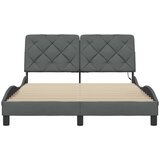 vidaXL Okvir kreveta s LED-om bez madraca 140 x 200 cm od tkanine | shoptok.hr