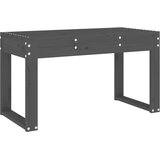  Vrtna klupa siva 80 x 38 x 45 cm od masivne borovine | Eponuda.com