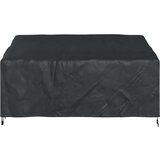  Pokrivač za vrtnu klupu Crna 175 x 85 x 65 / 94 cm 420D tkanina | shoptok.hr