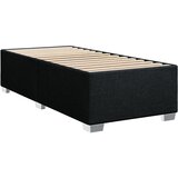  Krevet s oprugama i madracem crni 100 x 200 cm od tkanine | shoptok.hr