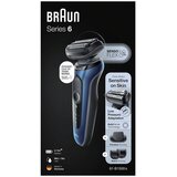 Braun Series 6 61-B1500s električni aparat za brijanje + zamjenske glave Blue | shoptok.hr