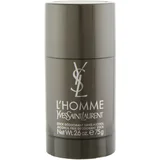 L´Homme deodorant v stiku brez aluminija 75 ml za moške