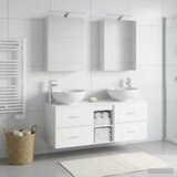  Set namještaja za kupaonicu 5 kom. Bijela | shoptok.hr