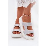 Boto Embellished Women's Platform Sandals White Jestella | Shoptok.si