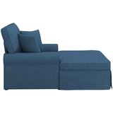  Ležaljka s suknjom s jastukom s jastukom 3 pcs Plava tkanina | shoptok.hr