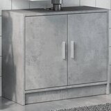 Ormarić za umivaonik boja betona 63x29x55 cm konstruirano drvo | shoptok.hr