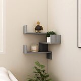  Kutna zidna polica hrast sonoma 40x40x50 cm konstruirano drvo | Shoptok.si