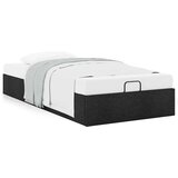 vidaXL Otomanski posteljni okvir brez vzmetnice črn 80x200 cm blago | Shoptok.si