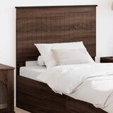  Uzglavlje s uzglavljem Smeđi hrast 90 cm Konstruirano drvo | shoptok.hr