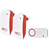  KOMPLET 2x bežični zvončić za utičnicu 230V IP44 | Eponuda.com