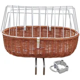 pasja košara za kolo z zaščitno mrežo - Maxi: pribl. D 70 x Š 46 x V 40 cm
