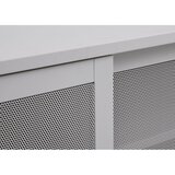 Unique Furniture Bela kovinska TV omarica 160x55 cm Veep – | Shoptok.si