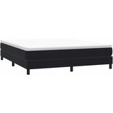 vidaXL Box spring postelja brez vzmetnico črna 180x210 cm žamet | Shoptok.si