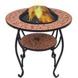  Mozaični stolić s posudom za vatru terakota 68 cm keramički | shoptok.hr