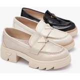 Resti Lacquered women's black moccasins with decoration Sarix - Footwear | ePonuda.com