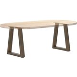  Noge za blagovaonski stol V-oblika 2 kom Prirodni čelik | shoptok.hr