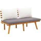  Klupa s jastucima 115 cm od masivnog bagremovog drva | shoptok.hr