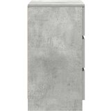  Noćni ormarić s 3 ladice beton siva 39x35x65 cm | shoptok.hr
