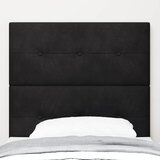  Uzglavlje Crna 80 cm Baršun | shoptok.hr