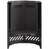 vidaXL Valjano jeklo/Črno Valjano jeklo 38 x 38 x 51 cm Kvalitetno | Shoptok.si
