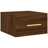  Zidni noćni ormarić boja smeđeg hrasta 35 x 35 x 20 cm | shoptok.hr
