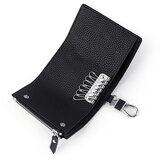 INF Večfunkcijska usnjena denarnica in držalo za ključe Black, (21758404) | Shoptok.si