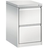 C+P Predalnik za obešalne mape ACURADO, 1 vrsta, 2 predala, svetlo sive barve | Shoptok.si
