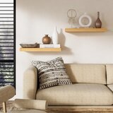FEIHORRM 2x lebdeča stenska polica 40cm | Shoptok.si