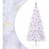  Umjetno božićno drvce s stalakom Bijelo 240 cm PVC i čelik | shoptok.hr