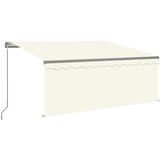 Tenda na ručno uvlačenje s roletom 3,5 x 2,5 m krem | shoptok.hr