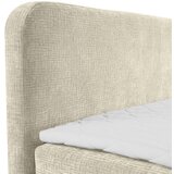 MID.YOU POSTELJA Z VZMETNICO 180 cm x 200 cm , les, tekstil krem barve | Shoptok.si