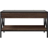  Stolić s beskonačnim LED svjetlima boja hrasta 70x50x38 cm | shoptok.hr