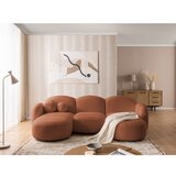 Ropez Kutna garnitura od bouclé tkanine boja terakote (u obliku slova "U") Orbit – | shoptok.hr