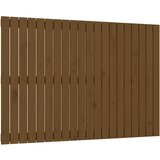  Uzglavlje za krevet boja meda 127,5x3x90 cm masivna borovina | shoptok.hr