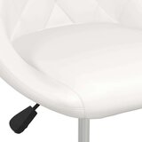  Barski stolček belo umetno usnje, (20817398) | Shoptok.si