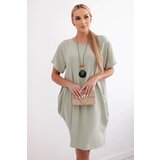 Kesi Włoski Dress with pockets and pendant bright green | Shoptok.si