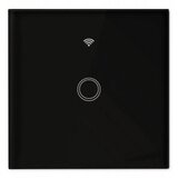 MasterLED Stikalo na dotik stekleno Wi-Fi Tuya enojno črno LED Cene