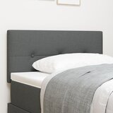 vidaXL Naslon za glavu s gumbima u tamno sivoj boji, 100 cm, tkanina Cijene