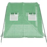  Staklenik s čeličnim okvirom zeleni 8 m² 4 x 2 x 2 m | shoptok.hr