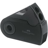  Šiljilo pvc s pvc kutijom 2rupe Sleeve Twin Faber-Castell 182700 crno | shoptok.hr