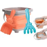Woopie set sklopivih kanti s grabljama i lopaticom, narančasta | shoptok.hr