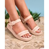 Resti Beige women's sandals with rhinestones Franssia - Footwear | shoptok.hr